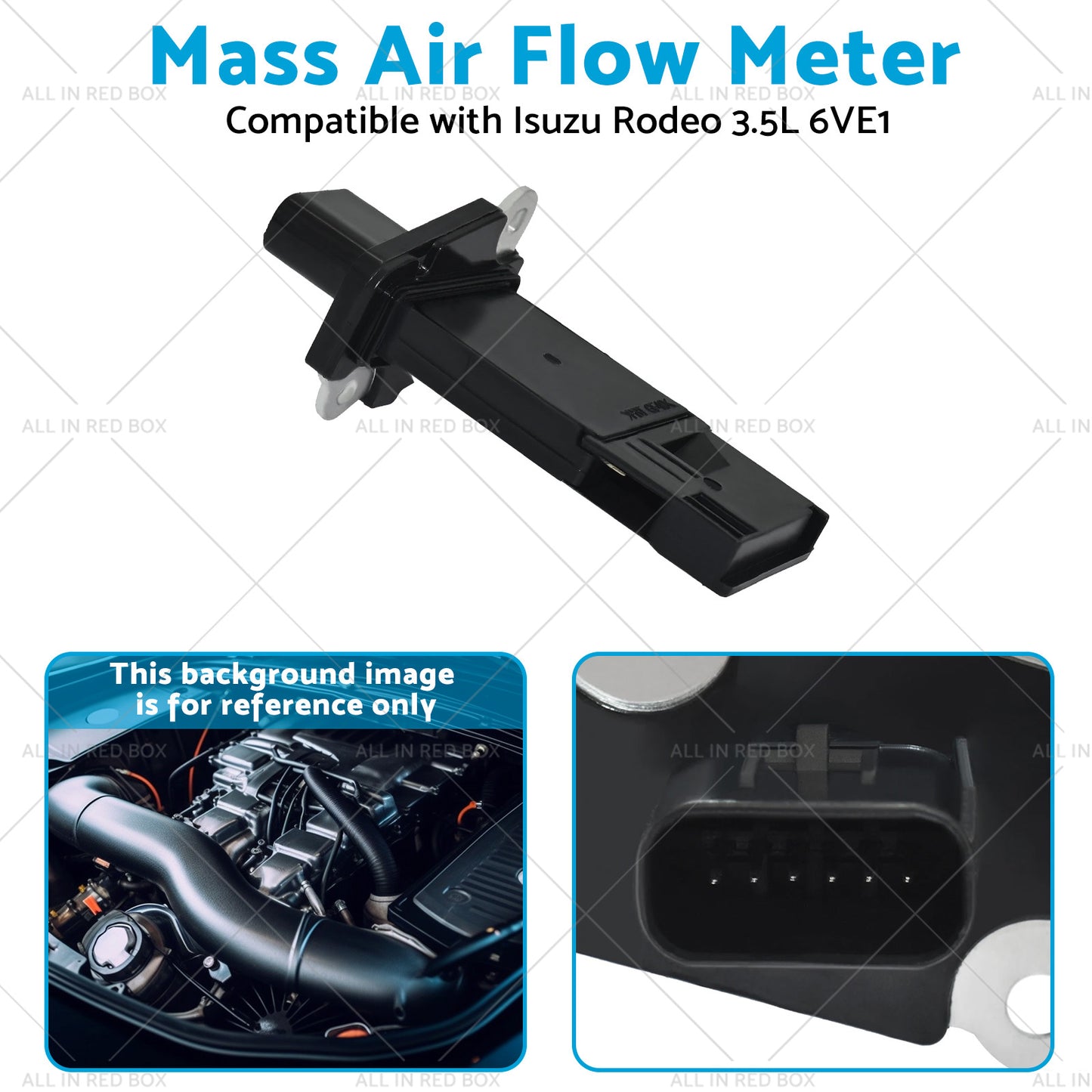 {{ Mass Air Flow Meter Suitable for Isuzu Rodeo 3.5L 6VE1 03 or 03-10 or 06 8973123950 }} - Buy Car Parts Online at {{ Kaka Auto Parts }}.