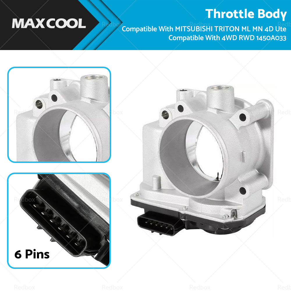 {{ Throttle Body 1450A033 Suitable For MITSUBISHI TRITON ML MN 4D Ute 4WD RWD }} - Buy Car Parts Online at {{ Kaka Auto Parts }}.