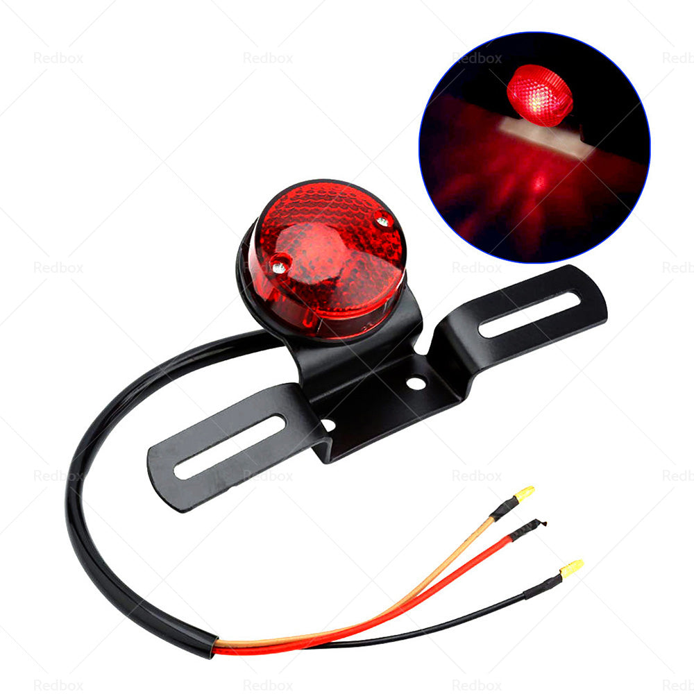 {{ Motorcycle Tail Brake Light Number License Bulb Retro Rear Stop Lamp Universal }} - Buy Car Parts Online at {{ Kaka Auto Parts }}.