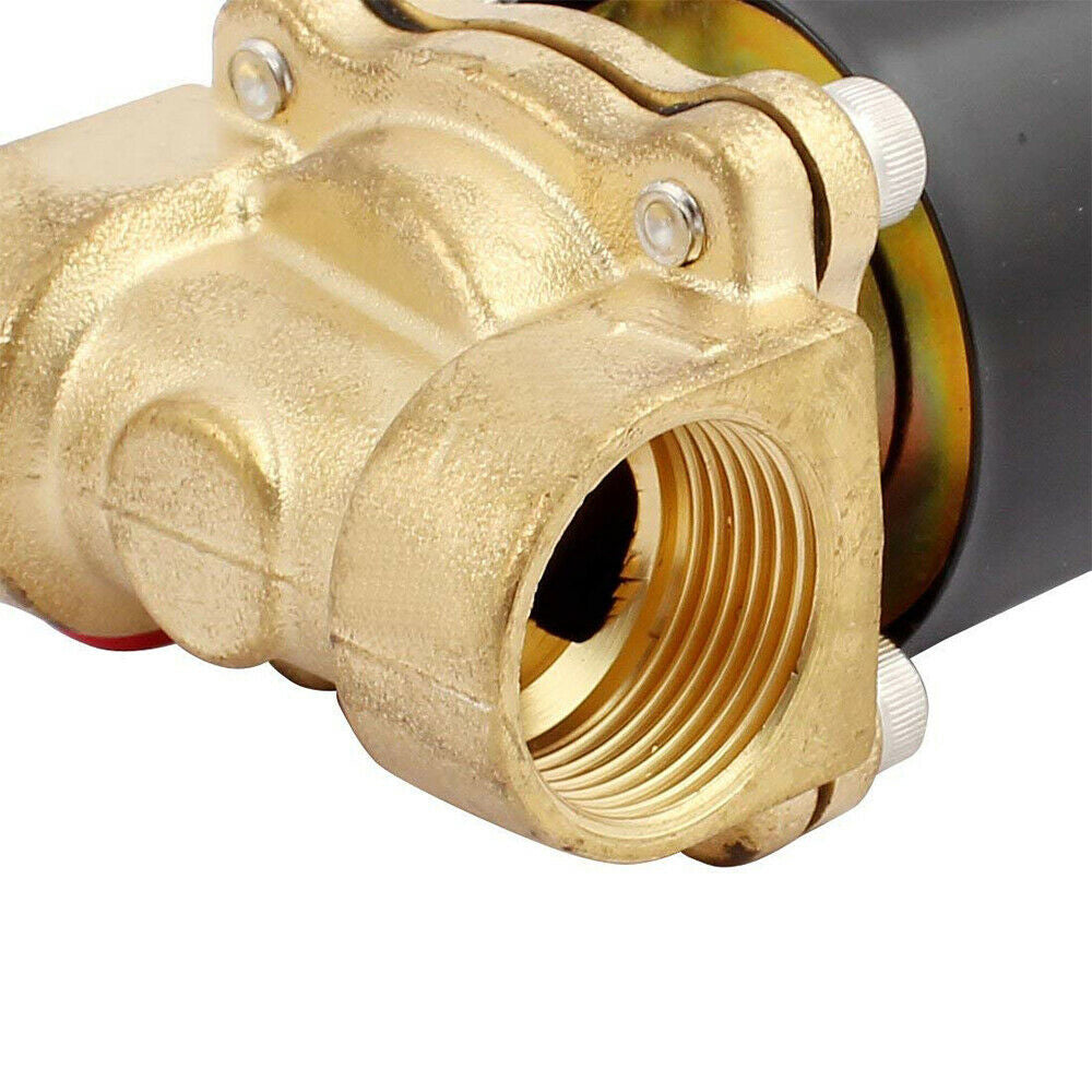{{ 2 Way Electric Solenoid Valve Water Air Brass N/C Gas Oil Normally Closed DC 12V }} - Buy Car Parts Online at {{ Kaka Auto Parts }}.