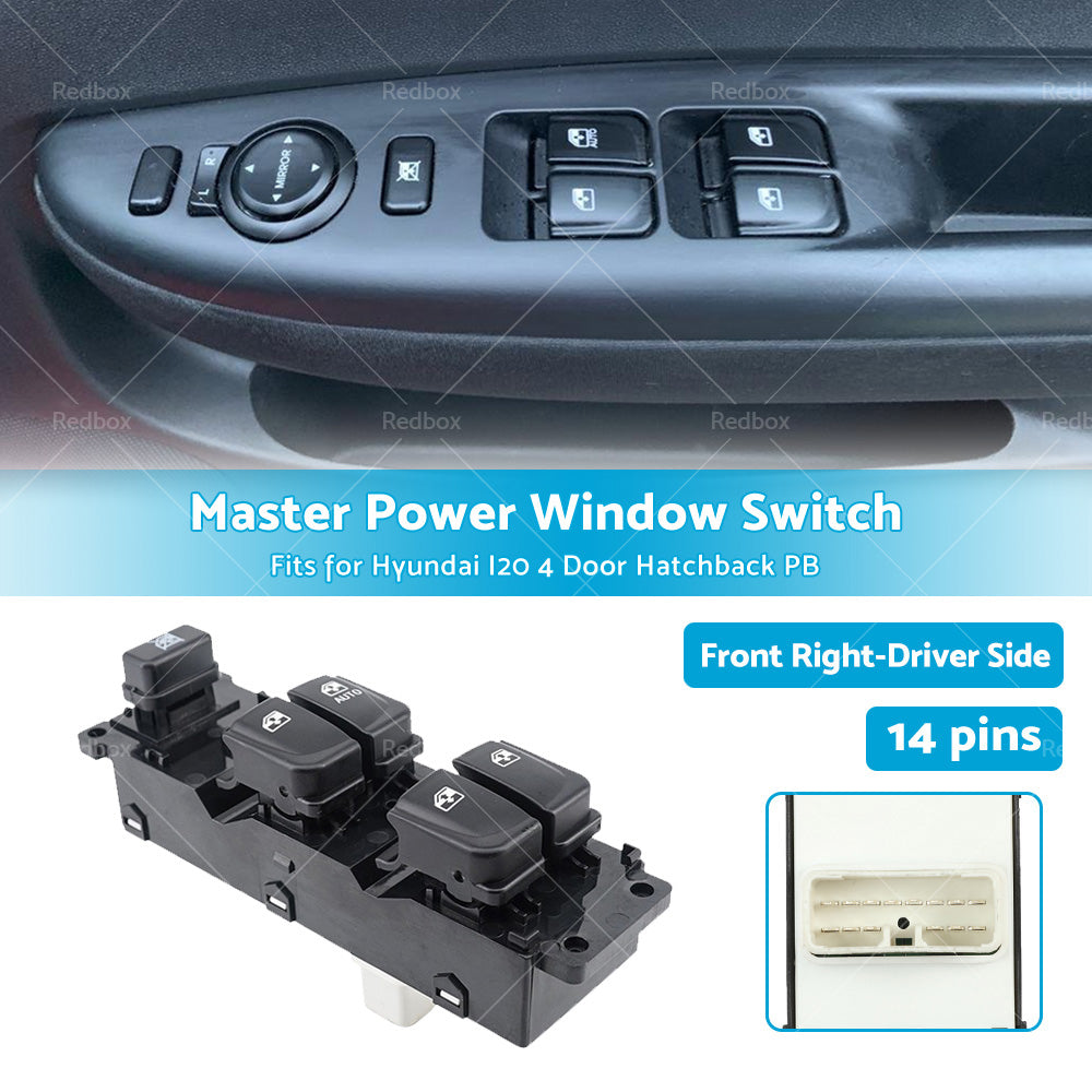 {{ Master Power Window Control Switch 93570-1J602 For Hyundai I20 Hatchback 08-13 }} - Buy Car Parts Online at {{ Kaka Auto Parts }}.