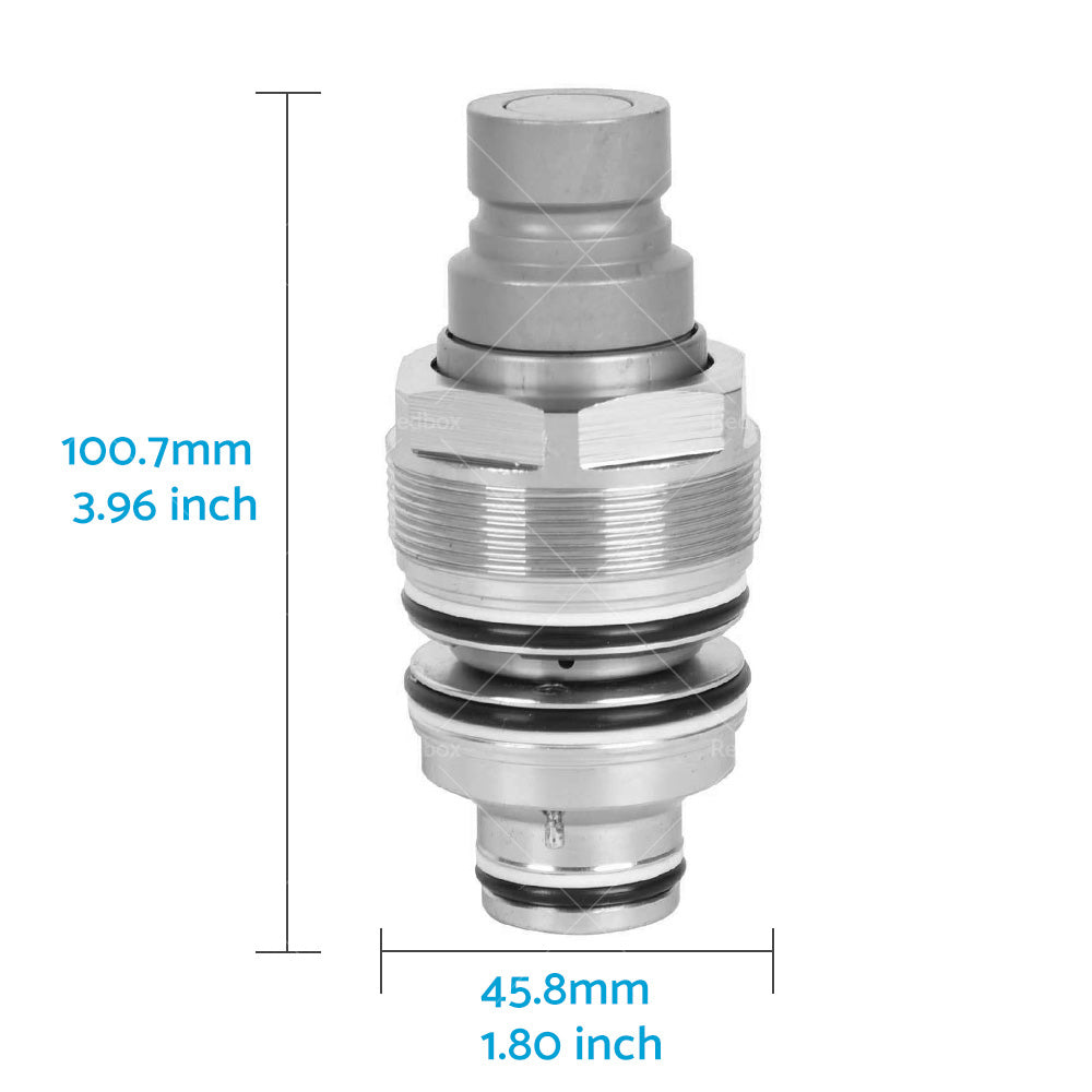 {{ For Bobcat Male and Female Hydraulic Flat Face Quick Coupler 46mm 1 13 or 16 inch thread }} - Buy Car Parts Online at {{ Kaka Auto Parts }}.