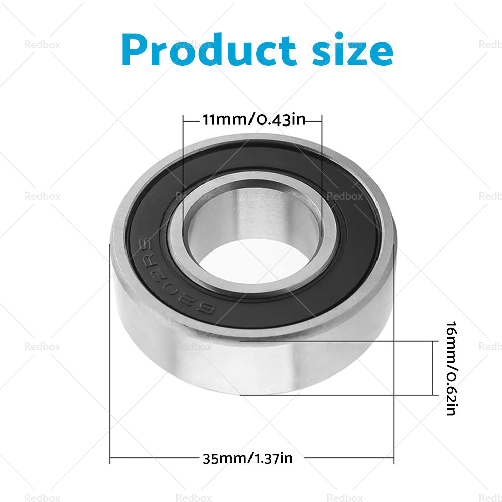{{ 6202-16-2RS 4pcs Ball Bearings Z2 16x35x11mm Double Sealed Chrome Steel }} - Buy Car Parts Online at {{ Kaka Auto Parts }}.