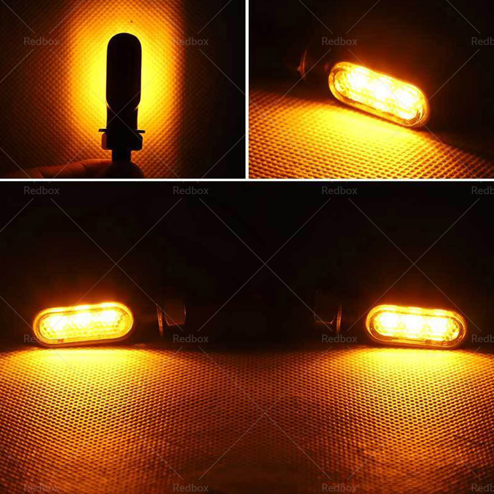 {{ 4x Motorcycle Indicators Turn Signal Blinkers Amber Mini LED Light Universal AU }} - Buy Car Parts Online at {{ Kaka Auto Parts }}.