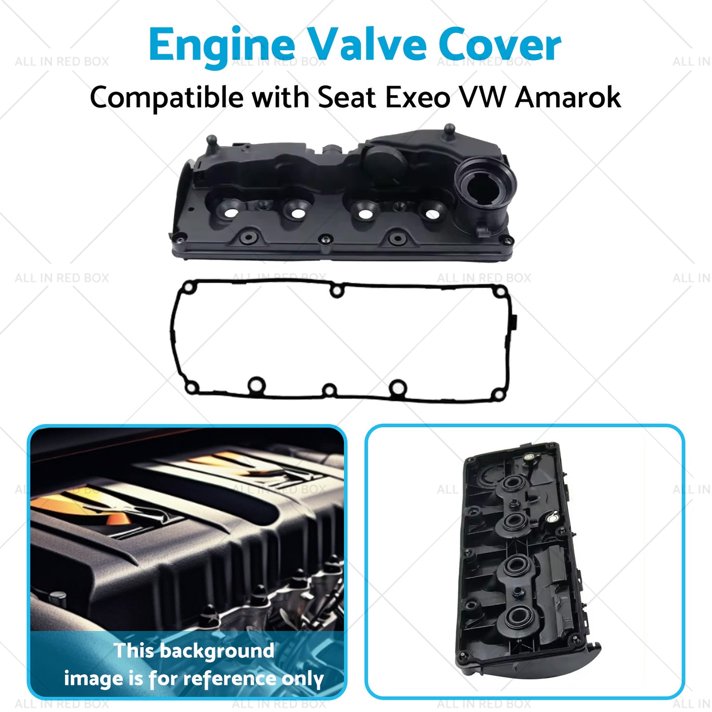 {{ Engine Valve Cover Suitable For Seat Exeo VW Amarok CAGA CJCA CDCA CNEA 2. 0L }} - Buy Car Parts Online at {{ Kaka Auto Parts }}.