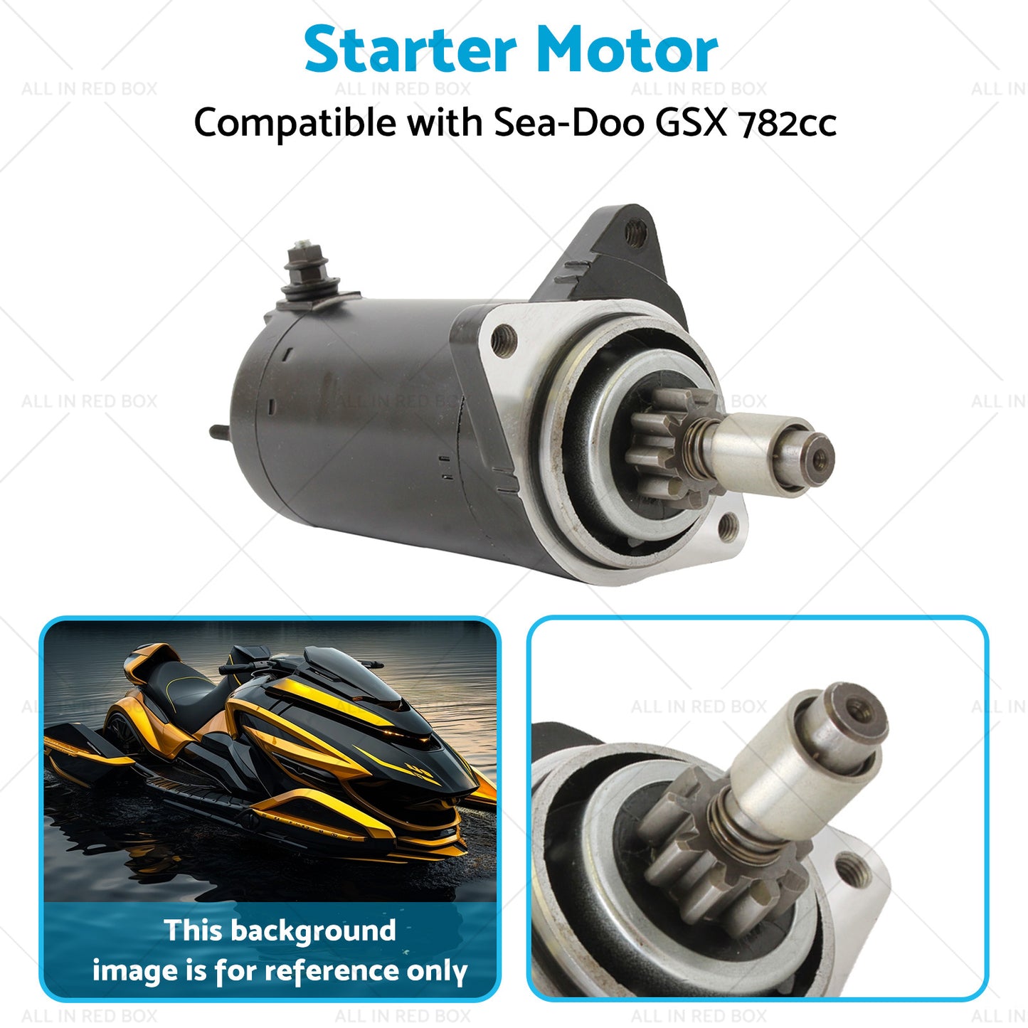 {{ Starter Motor Suitable For 95-99 Sea-Doo 1800 GSX Speedster SPX Rotax Marine }} - Buy Car Parts Online at {{ Kaka Auto Parts }}.