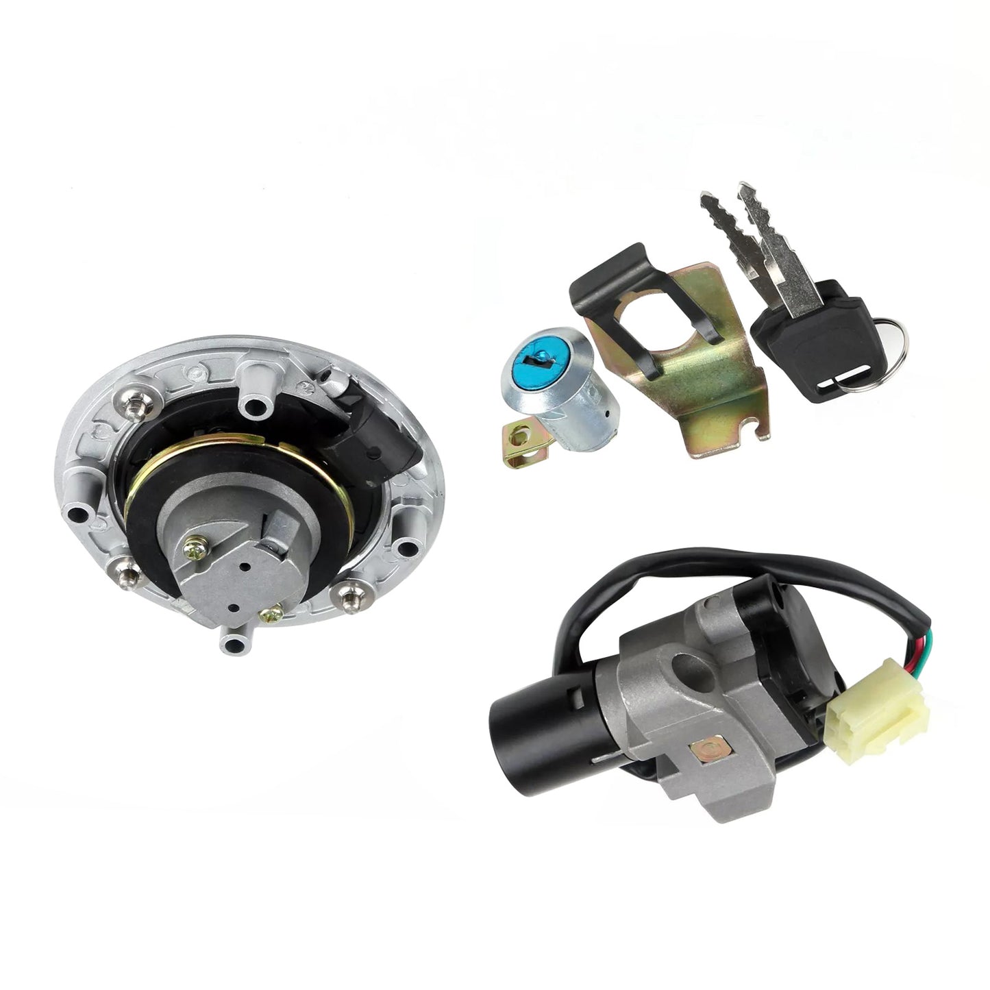 {{ Ignition Switch Fuel Gas Cap Lock Key Set Suitable for Suzuki GS500 2001–2012 }} - Buy Car Parts Online at {{ Kaka Auto Parts }}.
