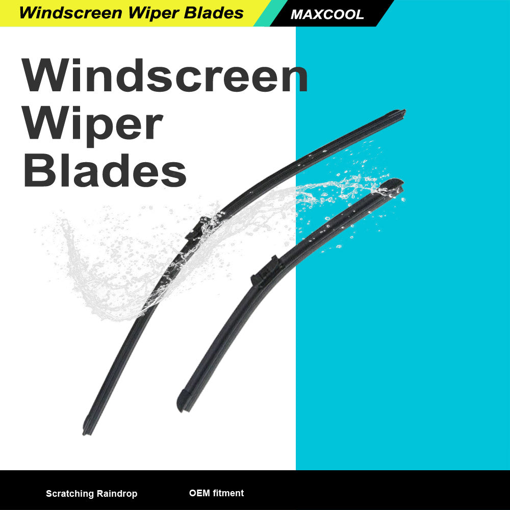 {{ For Ford Fiesta 08-On Aero Flat Windscreen Wiper Blades 26 inch 15 inch 1 Pair }} - Buy Car Parts Online at {{ Kaka Auto Parts }}.