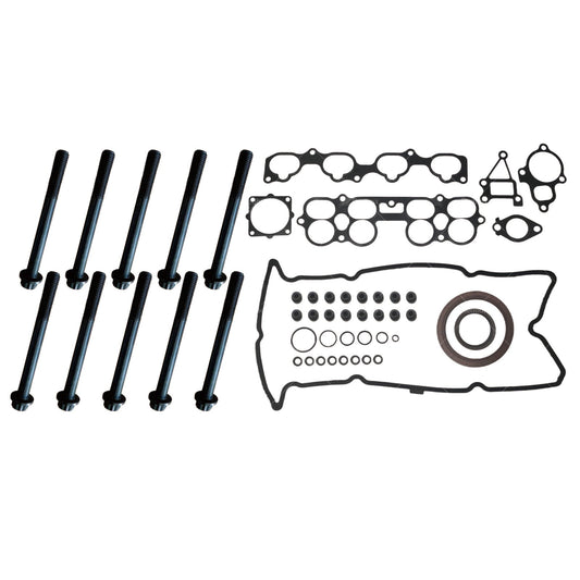 VRS Head Gasket Kit & Bolt Set Suitable for Nissan Xtrail T30 2.5 QR25DE 2001-07