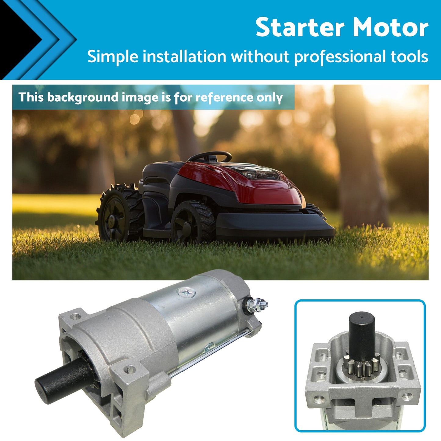 {{ Starter Motor Parts Suitable For Toro Titan & Timecutters Mowers 136-7880 }} - Buy Car Parts Online at {{ Kaka Auto Parts }}.