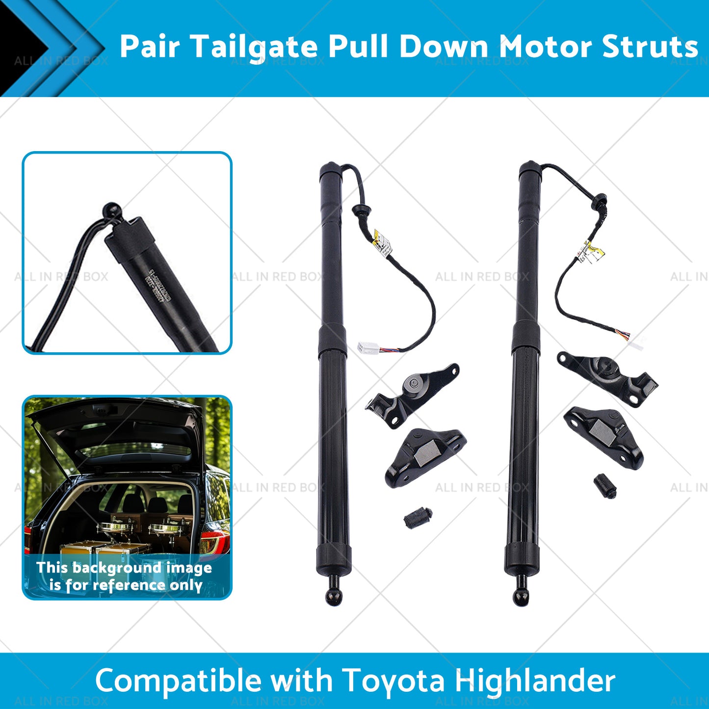{{ Pair Tailgate Pull Down Motor Struts Suitable for 14-19 Toyota Highlander 3. 5L }} - Buy Car Parts Online at {{ Kaka Auto Parts }}.
