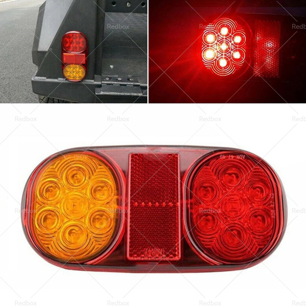 {{ 2x Trailer Lights 28 LED Tail Light Truck Camper UTE Caravan 4WD Stop Indicator }} - Buy Car Parts Online at {{ Kaka Auto Parts }}.
