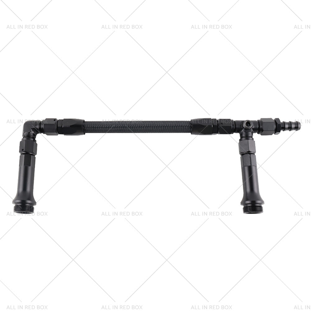 {{ Braided AN6 Dual Feed Carb Fuel Line Double Pump For 4150 Holley Carburetor }} - Buy Car Parts Online at {{ Kaka Auto Parts }}.
