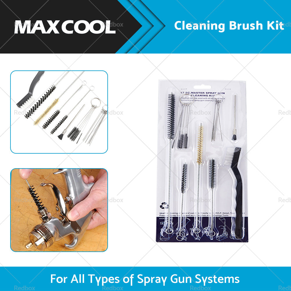 {{ 17PCS Spray Gun Cleaning Brush Kit Suitable For All Types of Spray Gun Systems }} - Buy Car Parts Online at {{ Kaka Auto Parts }}.