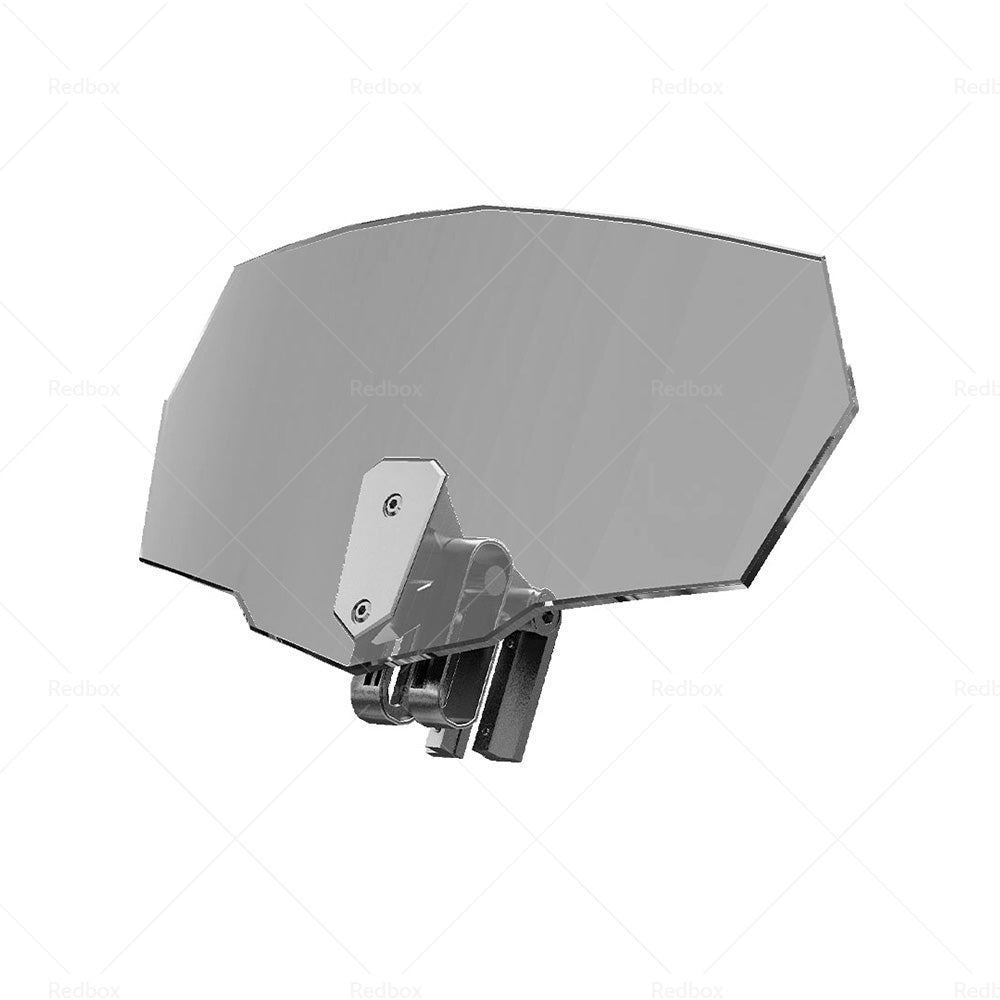 {{ Motorcycle Windshield Clip On Extension Spoiler Wind Deflector Windscreen Smoke }} - Buy Car Parts Online at {{ Kaka Auto Parts }}.