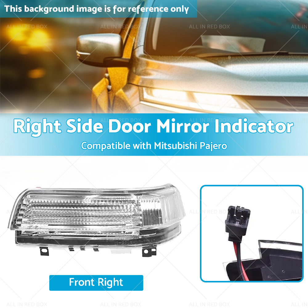 {{ Wing Door Mirror Indicator Suitable for Mitsubishi Pajero NS-NX 11 2006-2019 RH }} - Buy Car Parts Online at {{ Kaka Auto Parts }}.