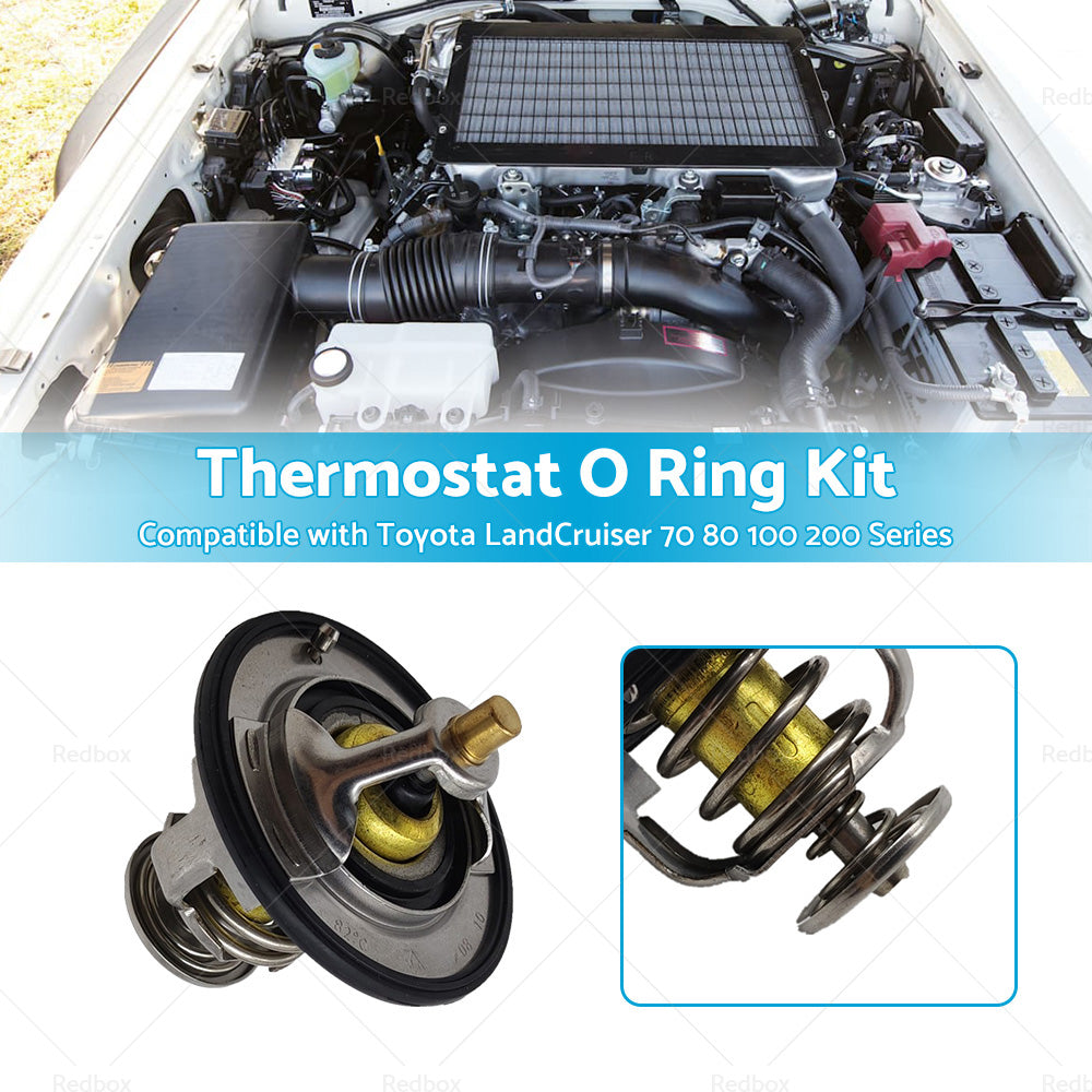 {{ 82隆忙 Thermostat O Ring Kit Suitable For Toyota LandCruiser 70 80 100 200 Series }} - Buy Car Parts Online at {{ Kaka Auto Parts }}.
