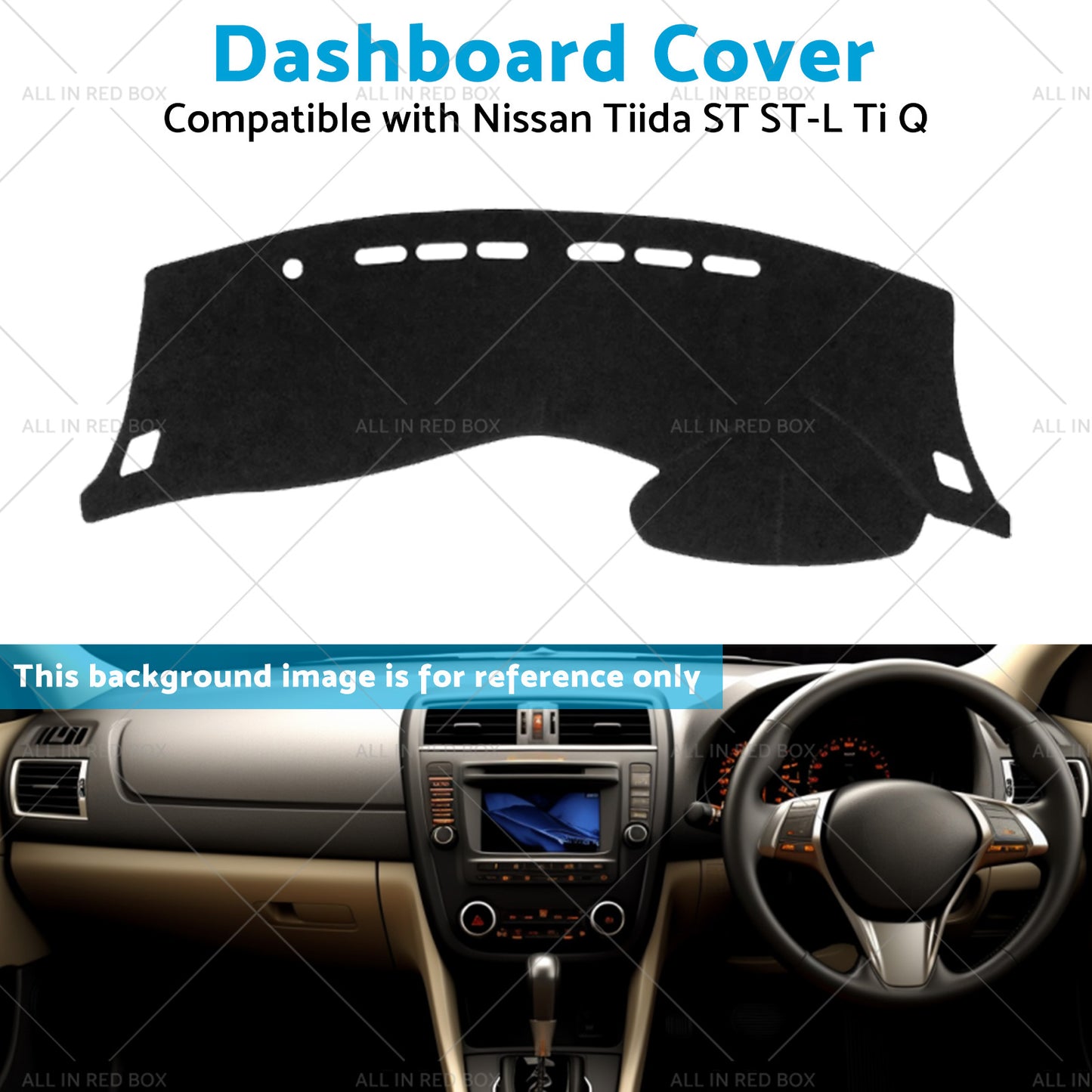 {{ Dash Cover Mat Dashboard Pat Suitable For Nissan Tiida C12 13-23 Dashboard Pad }} - Buy Car Parts Online at {{ Kaka Auto Parts }}.