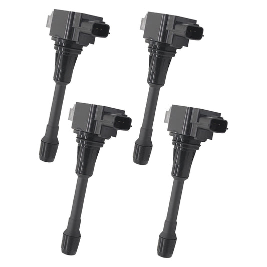 4x Ignition Coils Suitable For Nissan X-Trail / Dualis / Altima / Navara