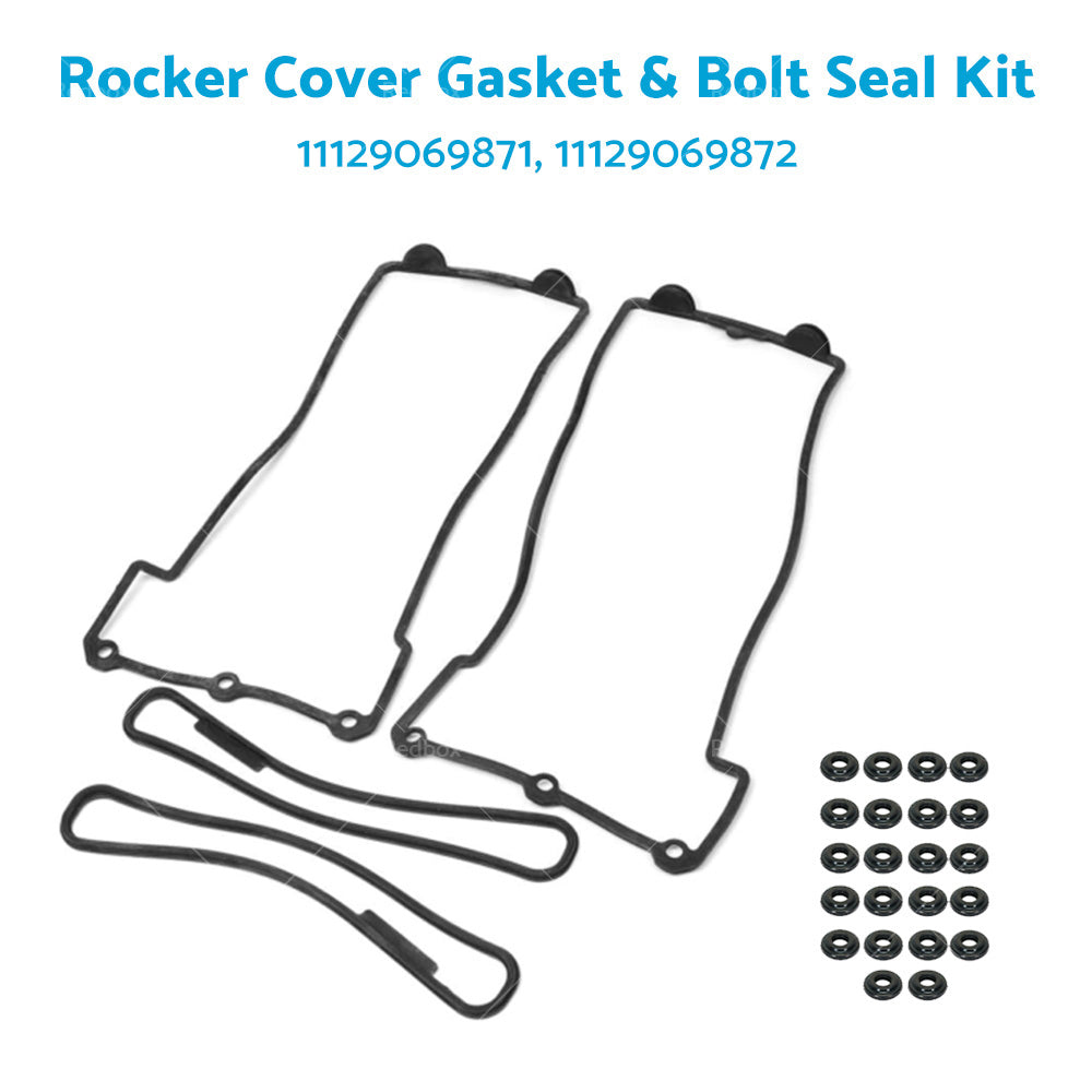 {{ Rocker Cover Gasket and Bolt Seal Kit Fit For BMW M60 M62 V8 E34 E39 E32 E38 }} - Buy Car Parts Online at {{ Kaka Auto Parts }}.