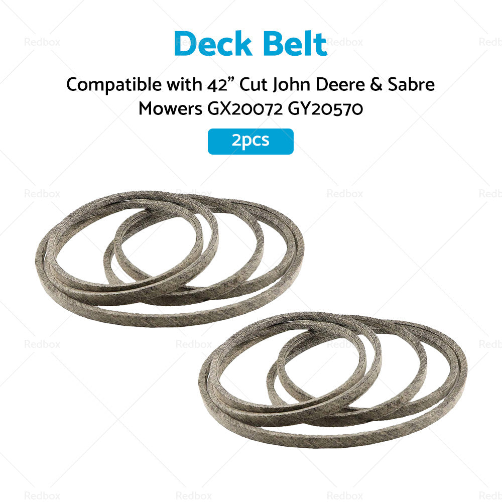 {{ 2pcs Deck Belt Suitable For 42 inch Cut John Deere and Sabre Mowers GX20072 GY20570 }} - Buy Car Parts Online at {{ Kaka Auto Parts }}.
