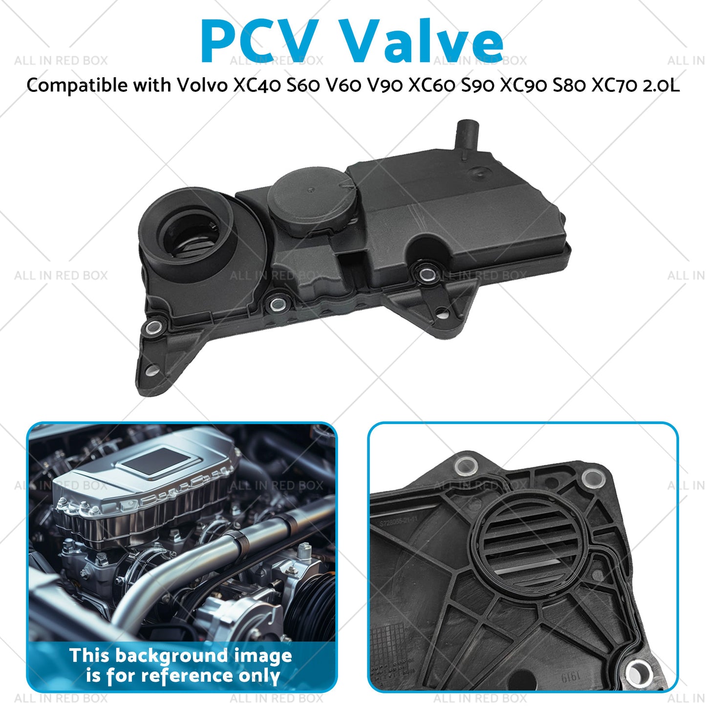 {{ PCV Valve Suitable for Volvo V60 V90 XC60 S90 XC40 S60 XC90 S80 XC70 2. 0L 15-20 }} - Buy Car Parts Online at {{ Kaka Auto Parts }}.