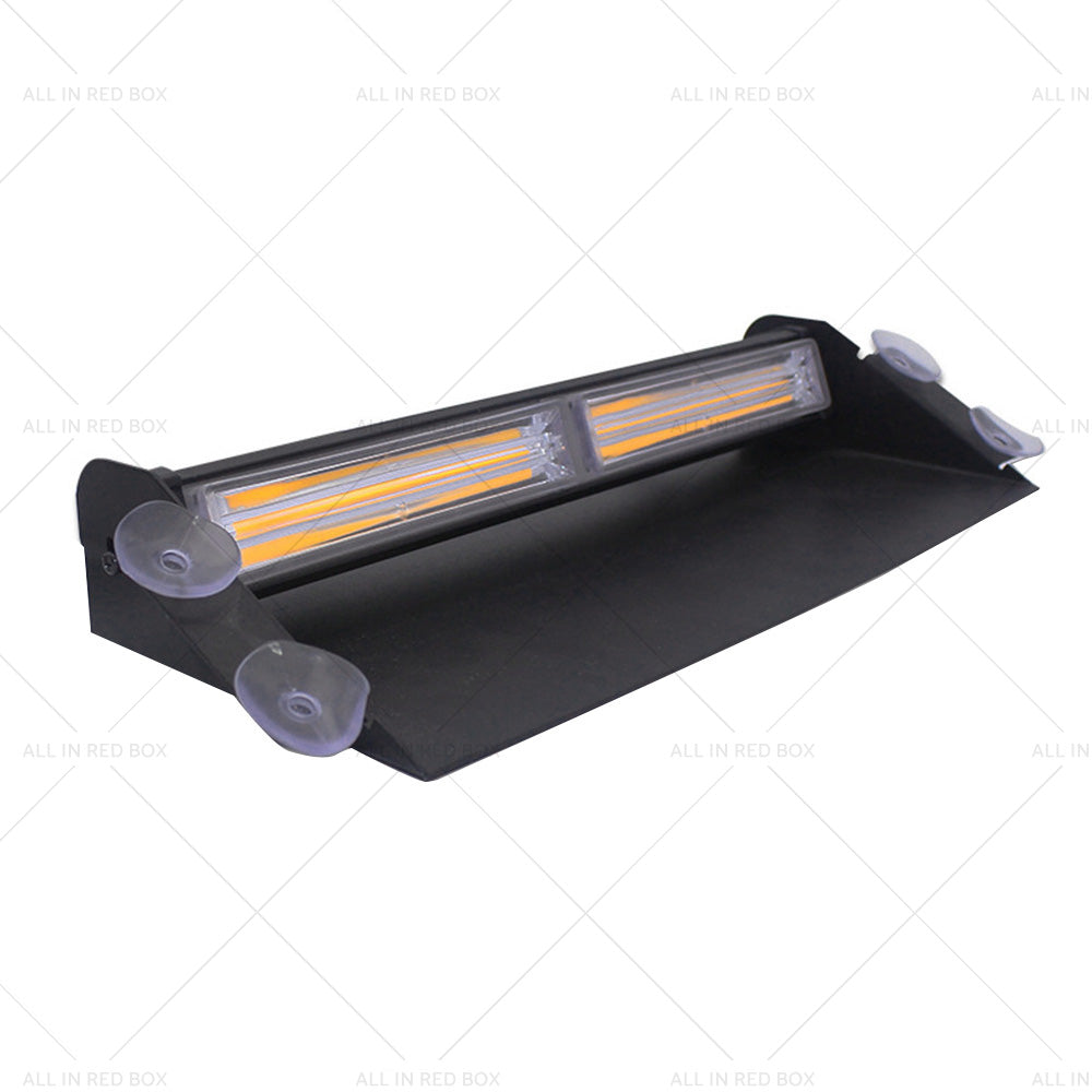 {{ Amber Bar LED Flashing Beacon Strobe Warning Light Car Truck For Windshield Dash }} - Buy Car Parts Online at {{ Kaka Auto Parts }}.