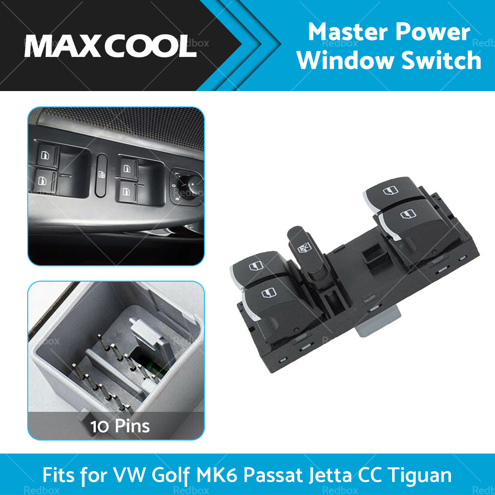 {{ Master Power Window Switch 5ND959857 For VW Golf MK6 Passat Jetta CC Tiguan AU }} - Buy Car Parts Online at {{ Kaka Auto Parts }}.