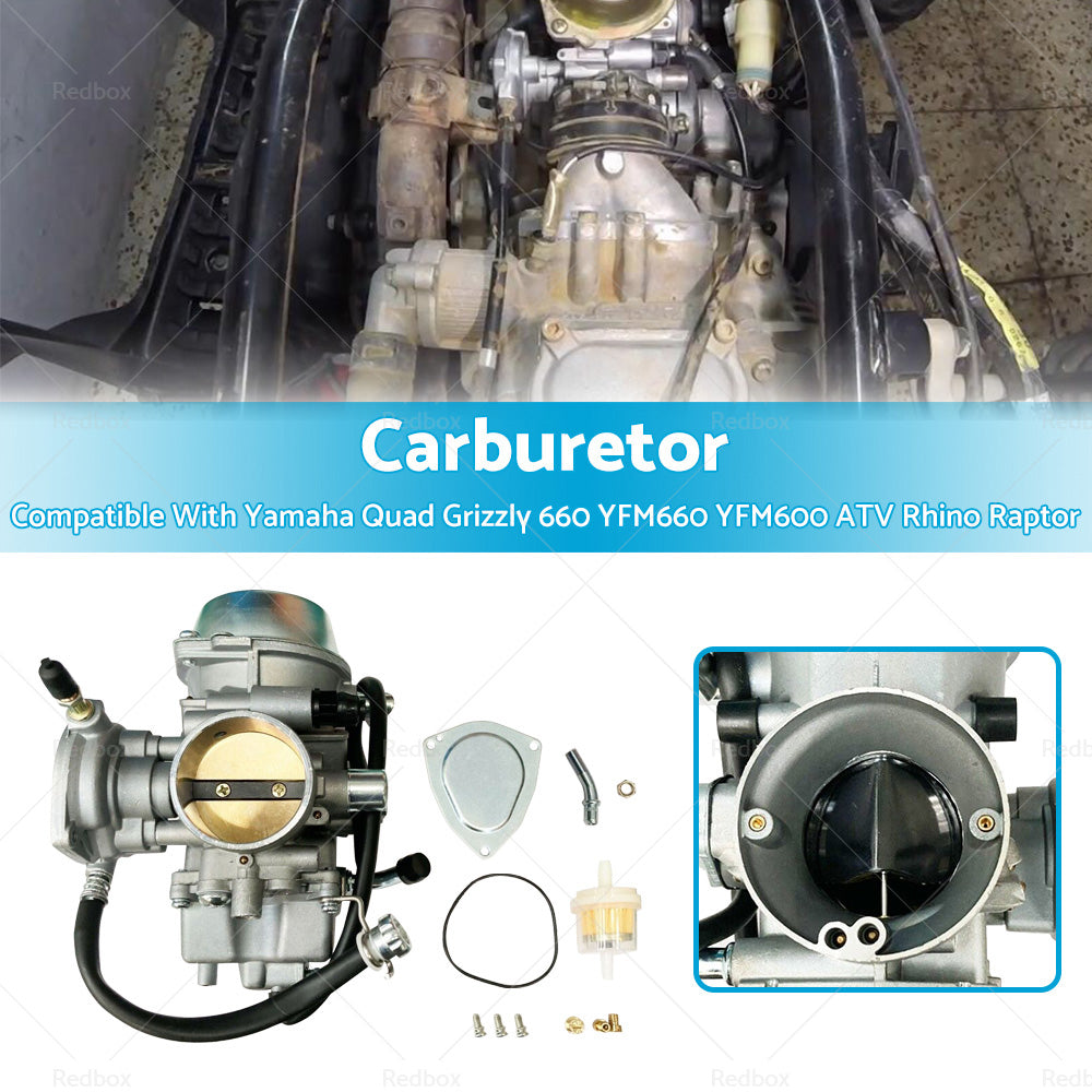 {{ Carburetor Suitable For Yamaha Quad Grizzly 660 YFM660 YFM600 ATV Rhino Raptor }} - Buy Car Parts Online at {{ Kaka Auto Parts }}.