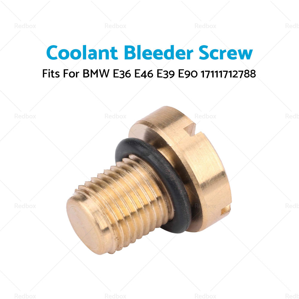 {{ Vent Screw Brass Radiator Coolant Bleed Screw ForBMW E36 E46 E39 E90 17111712788 }} - Buy Car Parts Online at {{ Kaka Auto Parts }}.