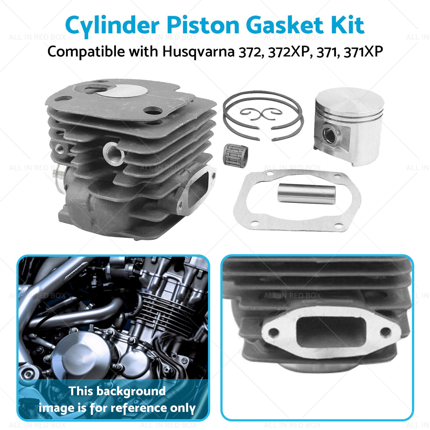 {{ 50mm Cylinder Piston Kit Suitable For Husqvarna-372 372XP 371 371XP 365 Chainsaw }} - Buy Car Parts Online at {{ Kaka Auto Parts }}.