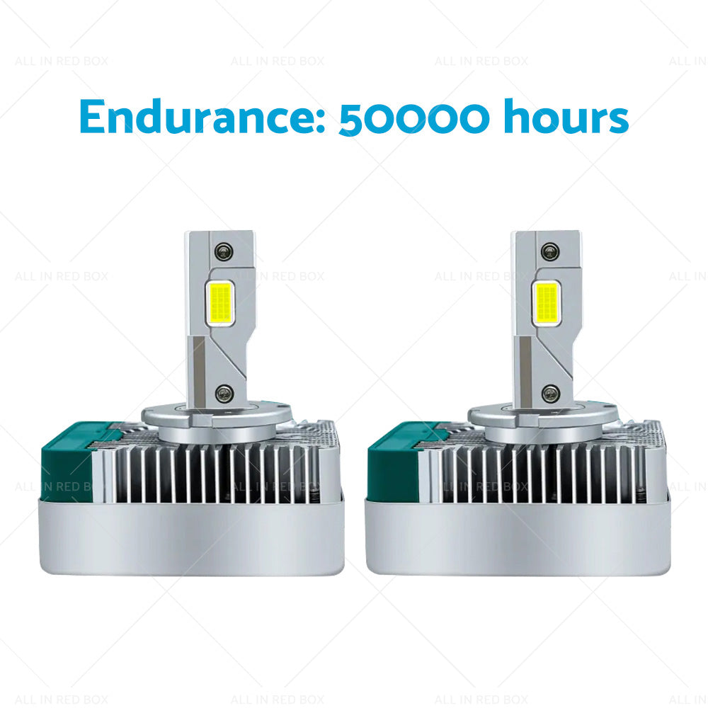 {{ 2pcs D5S LED Headlight Bulbs Conversion Kit Replace HID Xenon Lamps 6000K 90W }} - Buy Car Parts Online at {{ Kaka Auto Parts }}.