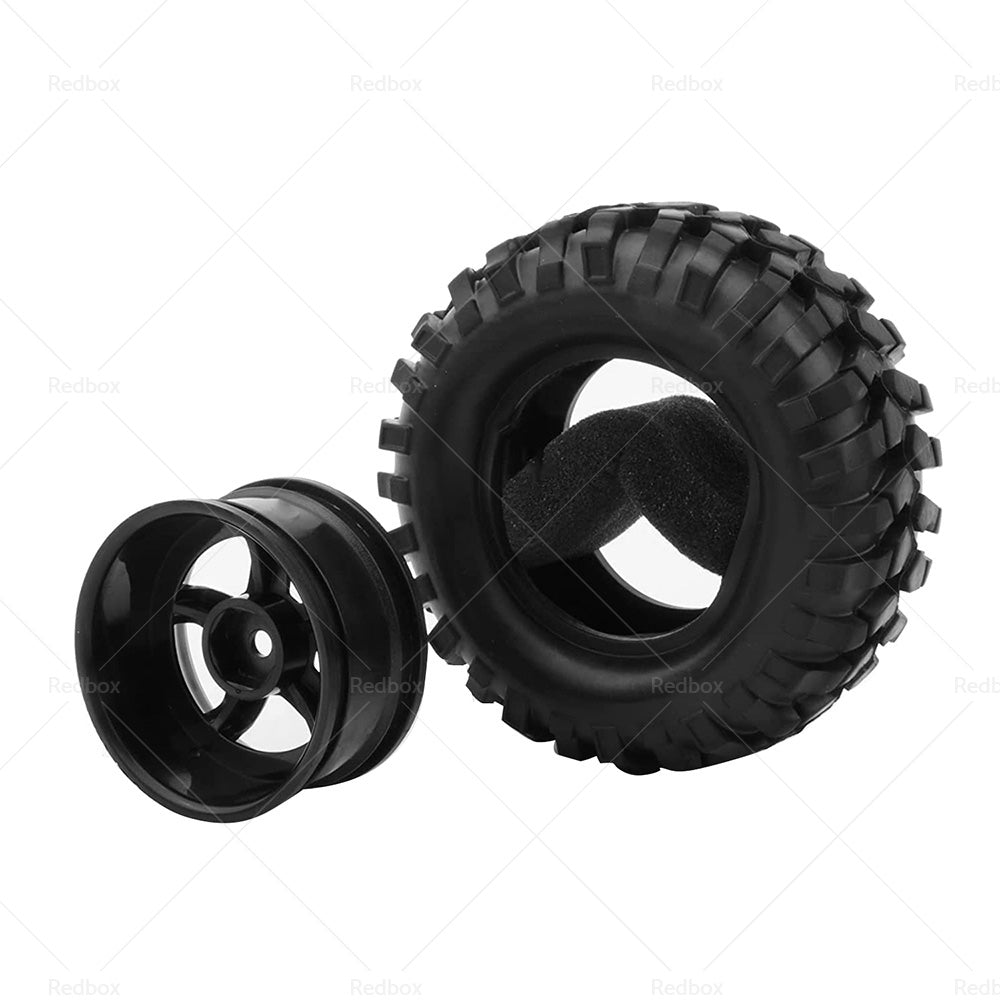 {{ Wheels Rims Rubber Tires 12mm Hex Suitable For 1 or 10 Off-Road RC Rock Buggy Truck }} - Buy Car Parts Online at {{ Kaka Auto Parts }}.