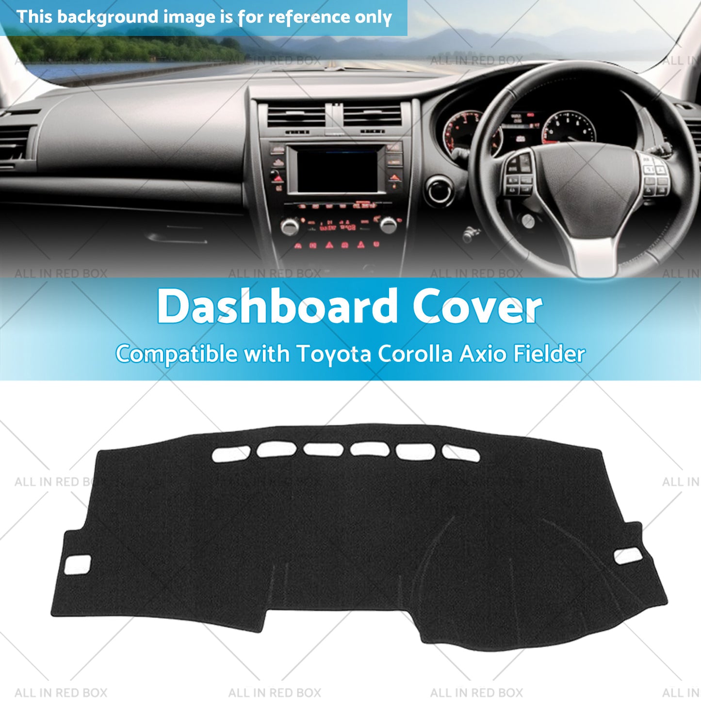 {{ Dash Mat Dashboard Sun Cover SuitableFor Toyota Corolla ZZE122 Fielder 2007-2012 }} - Buy Car Parts Online at {{ Kaka Auto Parts }}.