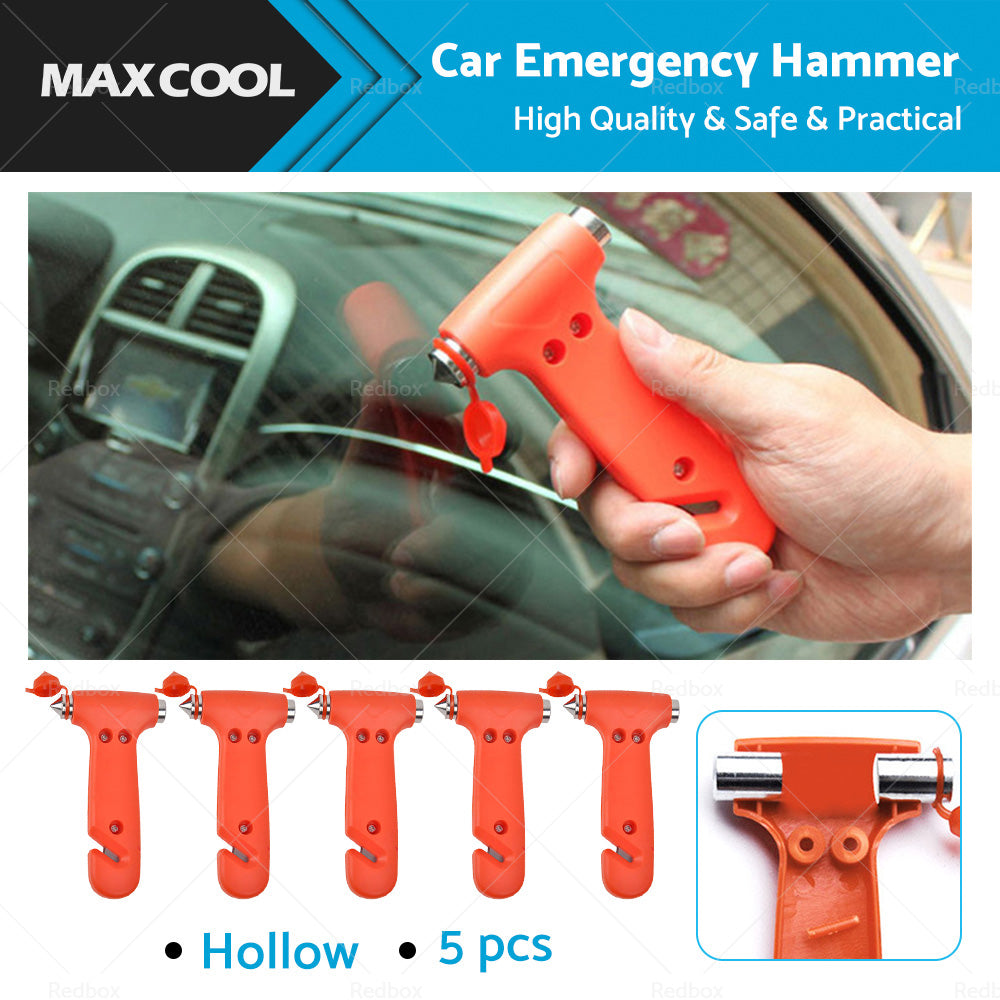 {{ 5x Emergency Safety Hammer Breaker Car Cutter Window Belt 2 in 1 Tool Bus Glass }} - Buy Car Parts Online at {{ Kaka Auto Parts }}.