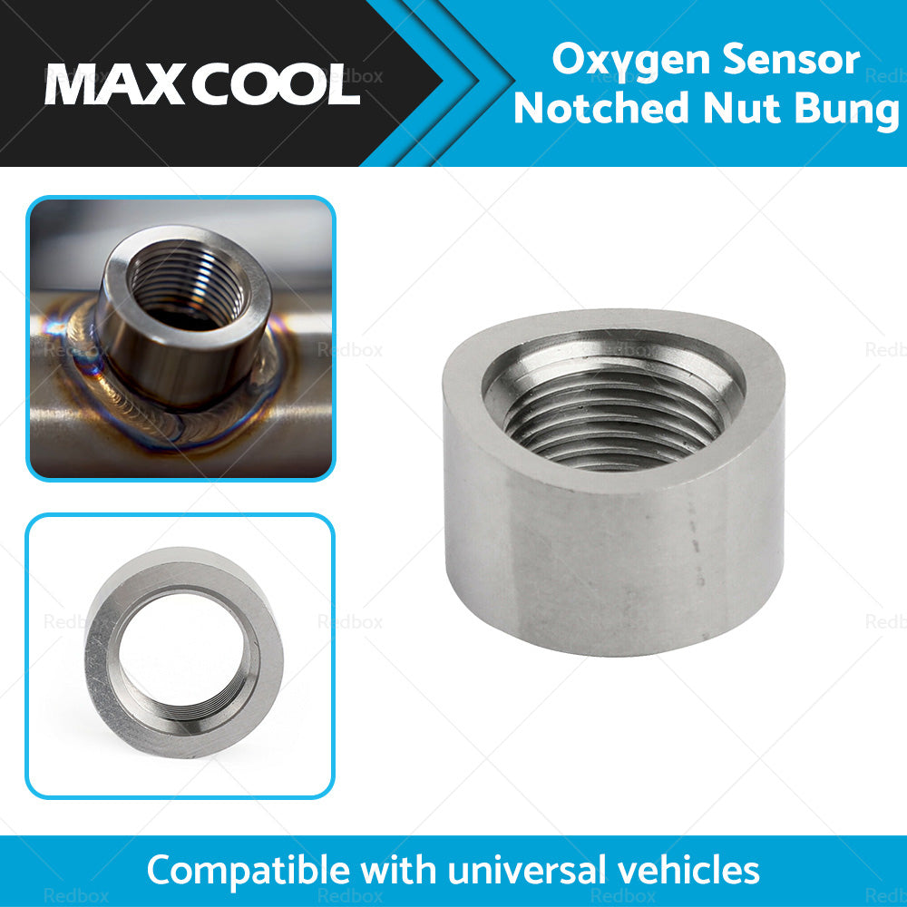 {{ 1PCS O2 Oxygen Sensor Curve Notched Nut Bung 304 Stainless Steel M18 X 1. 5 }} - Buy Car Parts Online at {{ Kaka Auto Parts }}.