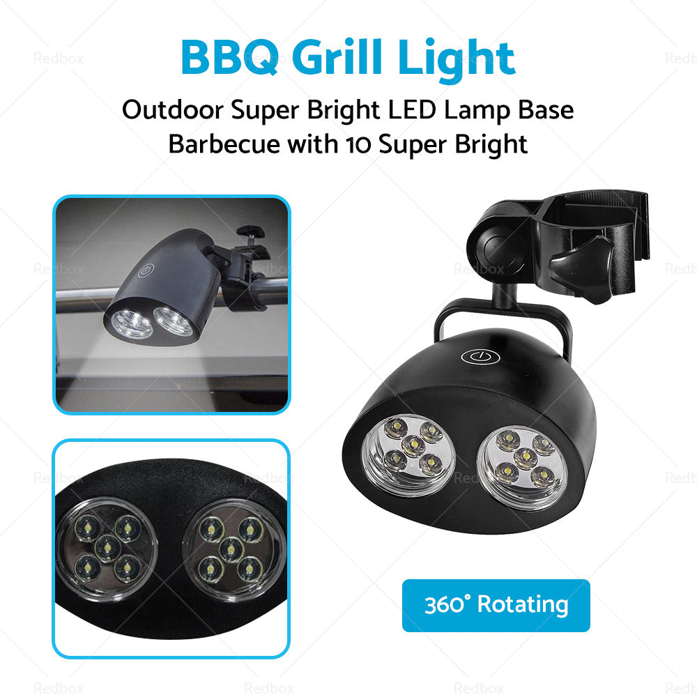 {{ BBQ Grill Light Outdoor Super Bright LED Lamp Base Barbecue with 10 Super Bright }} - Buy Car Parts Online at {{ Kaka Auto Parts }}.