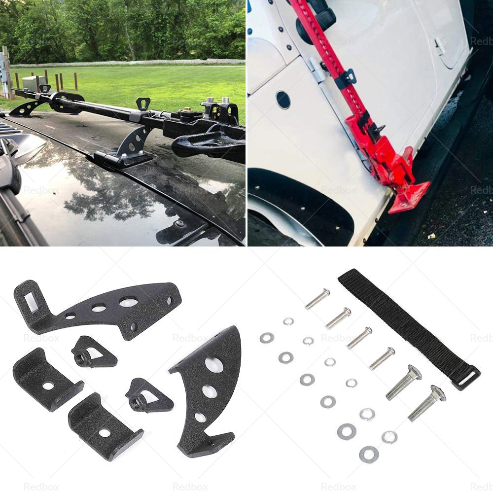 {{ Jack Mount Bracket Hood and Rear Door Hinge Suitable for Jeep Wrangler JK JL 07-18 }} - Buy Car Parts Online at {{ Kaka Auto Parts }}.