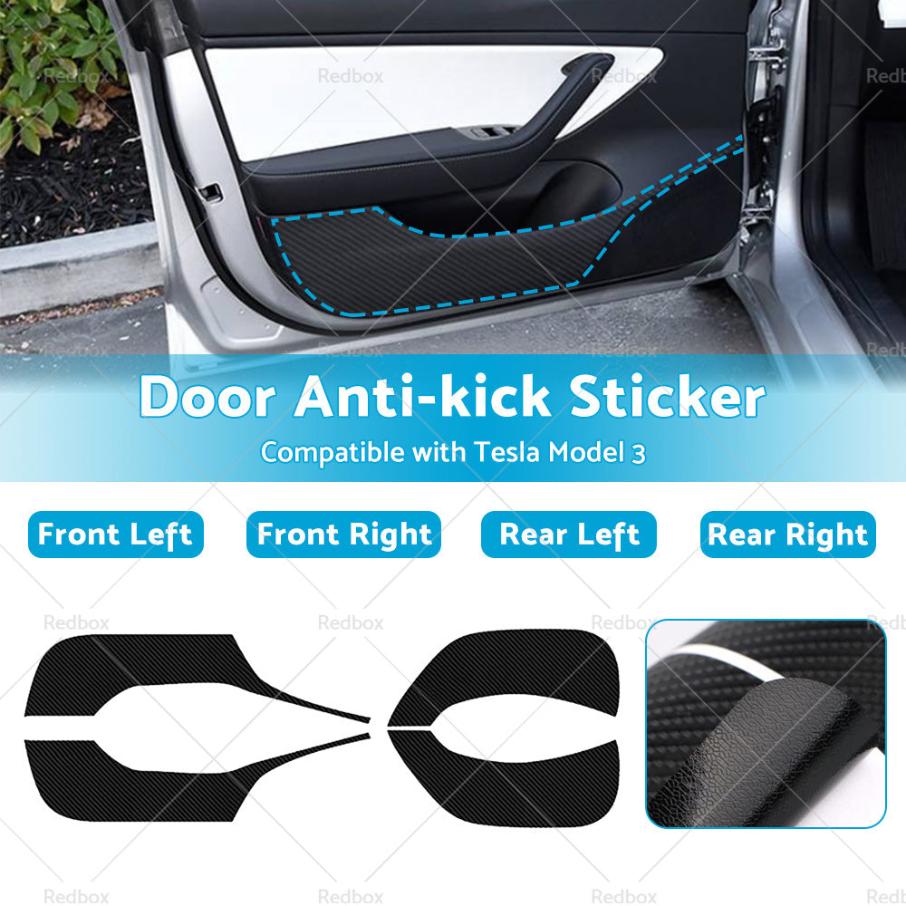{{ Suitable for Tesla Model3 Accessories Car Door Anti-kick Sticker Cover Protector }} - Buy Car Parts Online at {{ Kaka Auto Parts }}.