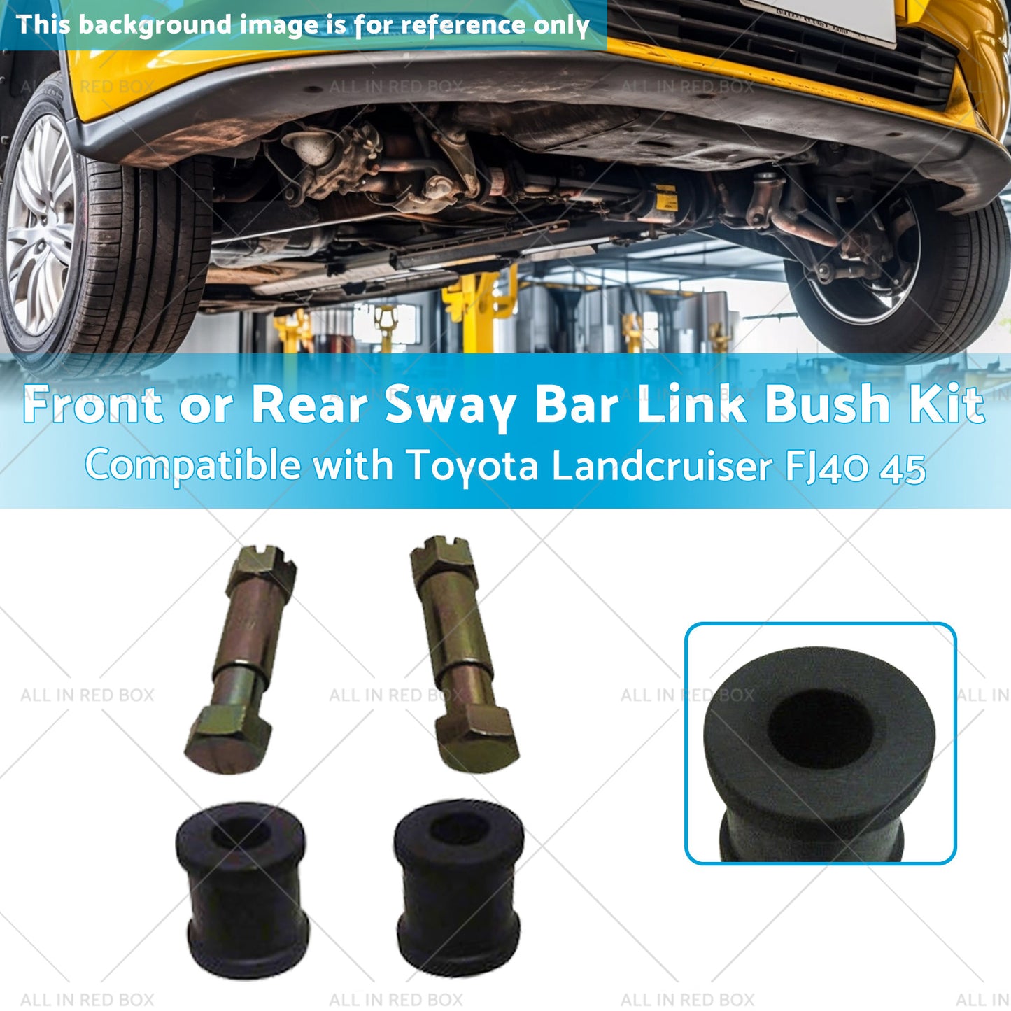 {{ 2x Sway Bar Link Bush Front or Rear Suitable for Toyota Landcruiser 45 FJ40 }} - Buy Car Parts Online at {{ Kaka Auto Parts }}.