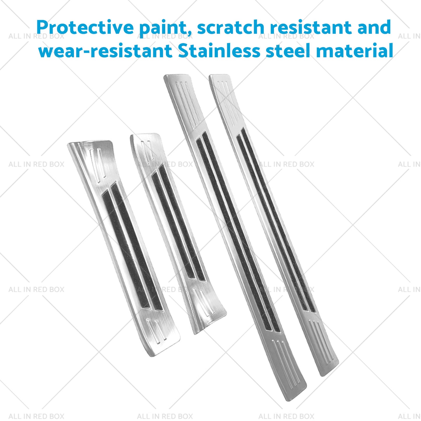 {{ 4x Suitable For Subaru Crosstrek 2023 Steel Door Sill Protector Trim Scuff Plate }} - Buy Car Parts Online at {{ Kaka Auto Parts }}.