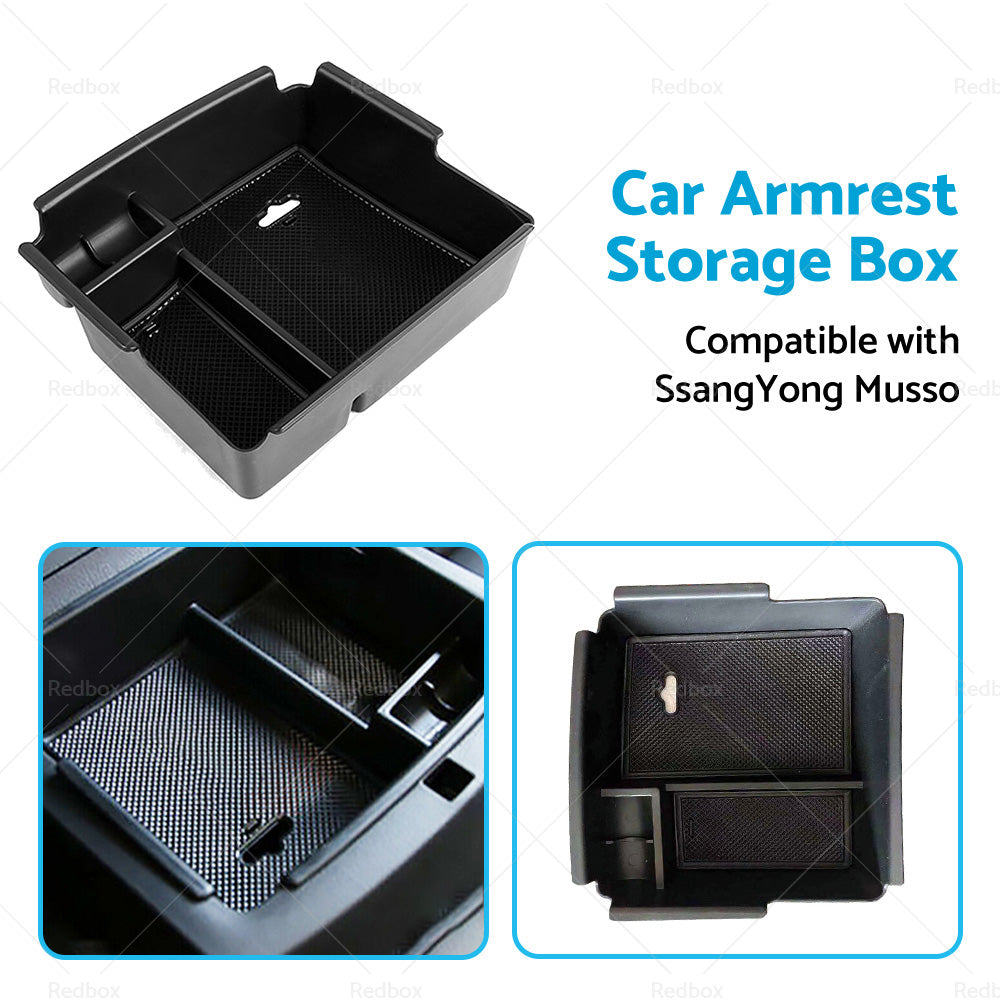 {{ Car Center Console Armrest Storage-Box Tray Suitable For SsangYong Musso 19-22 }} - Buy Car Parts Online at {{ Kaka Auto Parts }}.