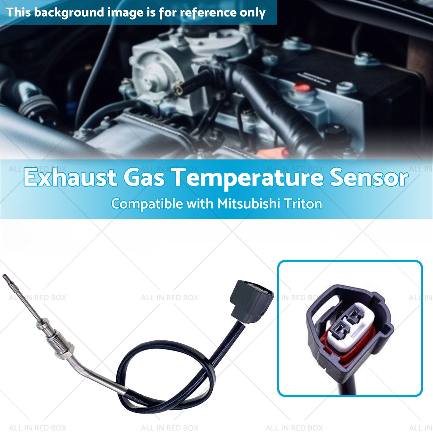 {{ Exhaust Temperature Sensor Suitable for Mitsubishi Triton MQ MR 14927Q 2015-ON }} - Buy Car Parts Online at {{ Kaka Auto Parts }}.