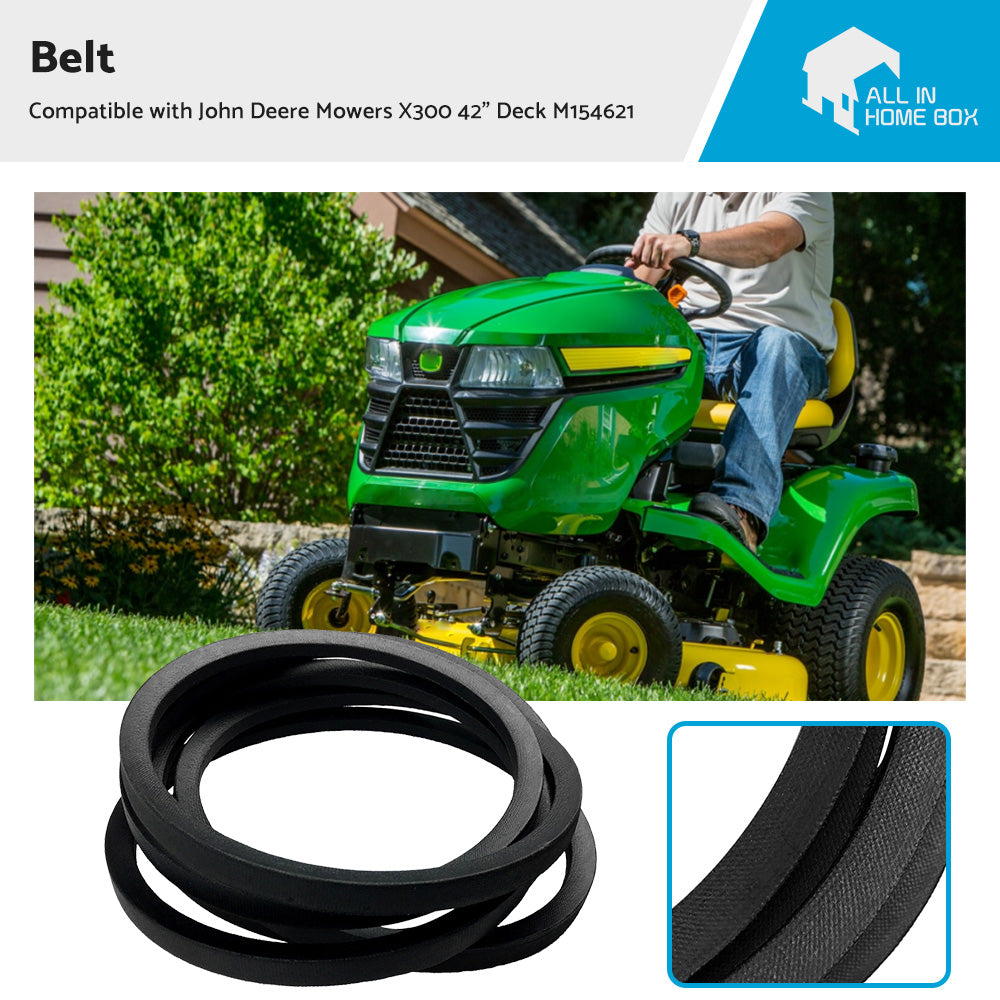 {{ Blade Cord Belt Suitable For John Deere Mowers X300 42 inch Deck M154621 }} - Buy Car Parts Online at {{ Kaka Auto Parts }}.
