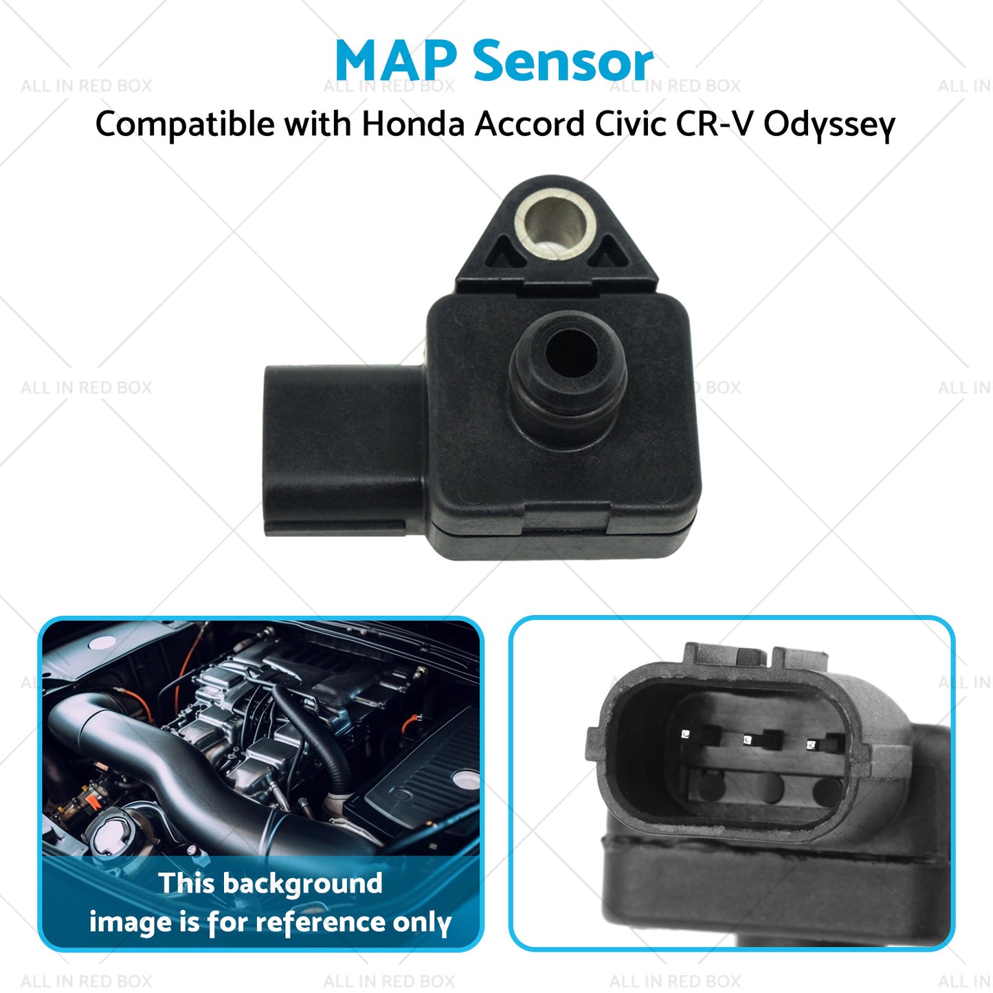{{ 37830PGKA01 MAP Sensor Suitable for Honda Accord Civic CR-V Odyssey Acura MDX }} - Buy Car Parts Online at {{ Kaka Auto Parts }}.