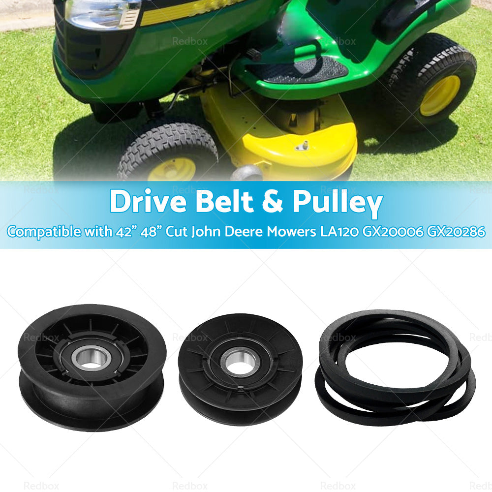 {{ Belt and Pulley Suitable For 42inch 48inch Cut John Deere Mowers LA120 GX20006 GX20286 }} - Buy Car Parts Online at {{ Kaka Auto Parts }}.