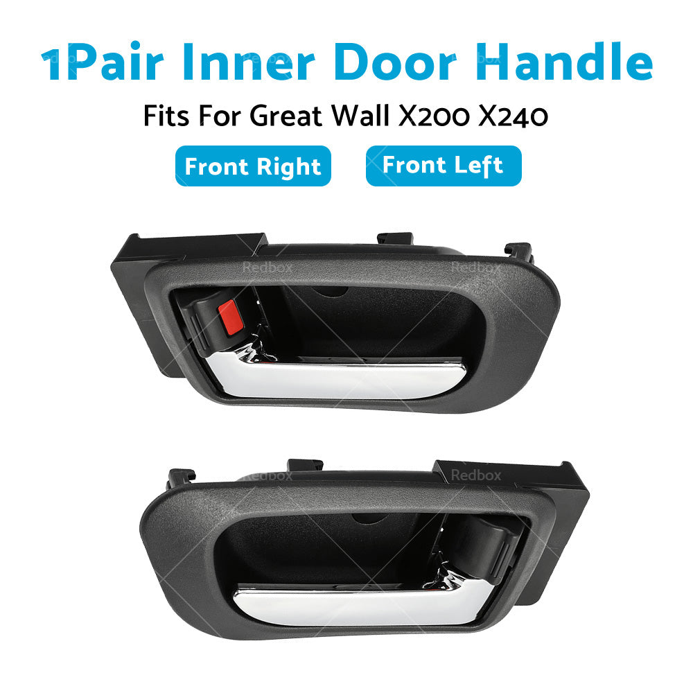 {{ Pair LH RH Front Inner Door Handle Suitable For Great Wall X200 11-17 X240 10-16 }} - Buy Car Parts Online at {{ Kaka Auto Parts }}.