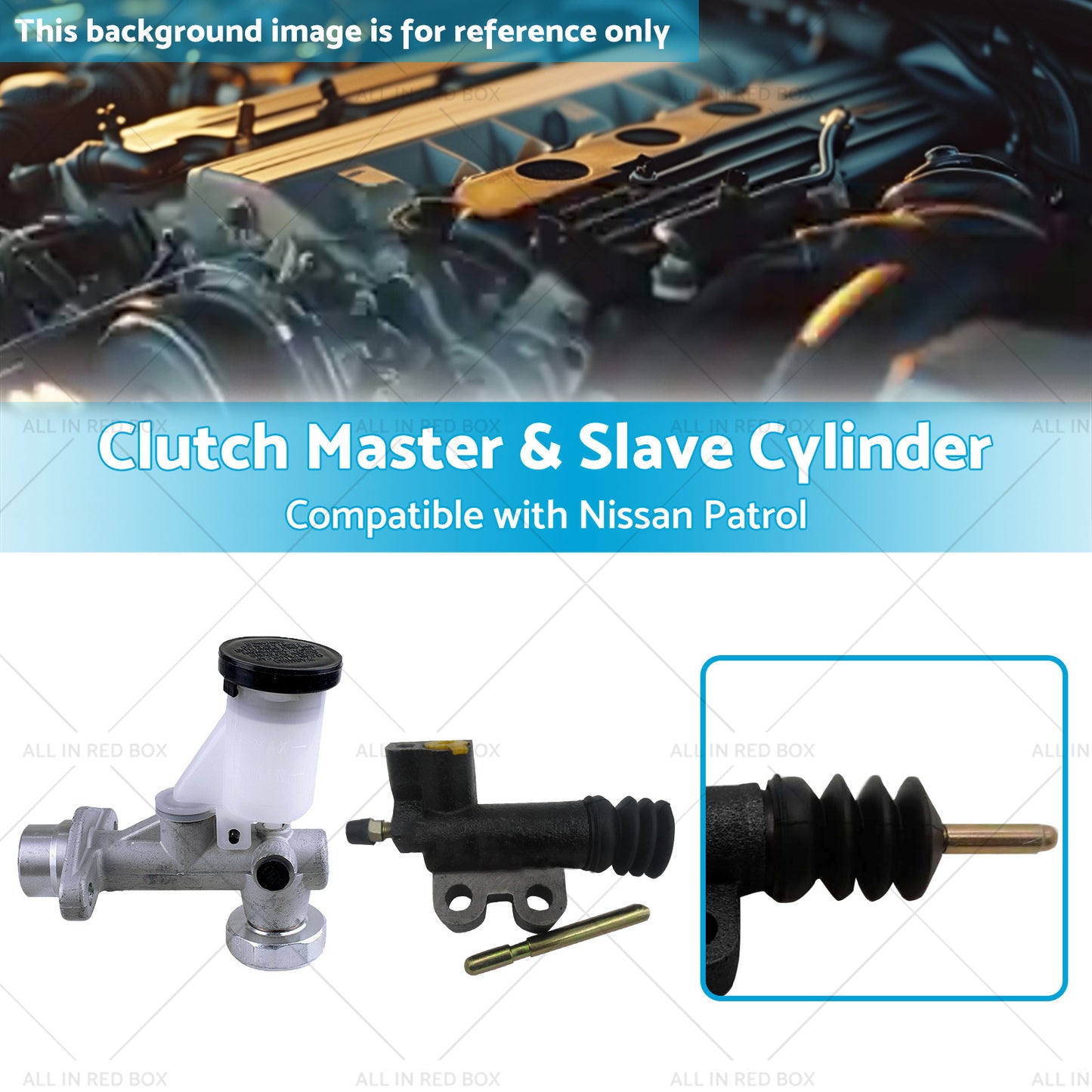 {{ Clutch Slave and Master and Booster Cylinder Suitablefor Nissan Patrol GU Y61 4. 2L }} - Buy Car Parts Online at {{ Kaka Auto Parts }}.