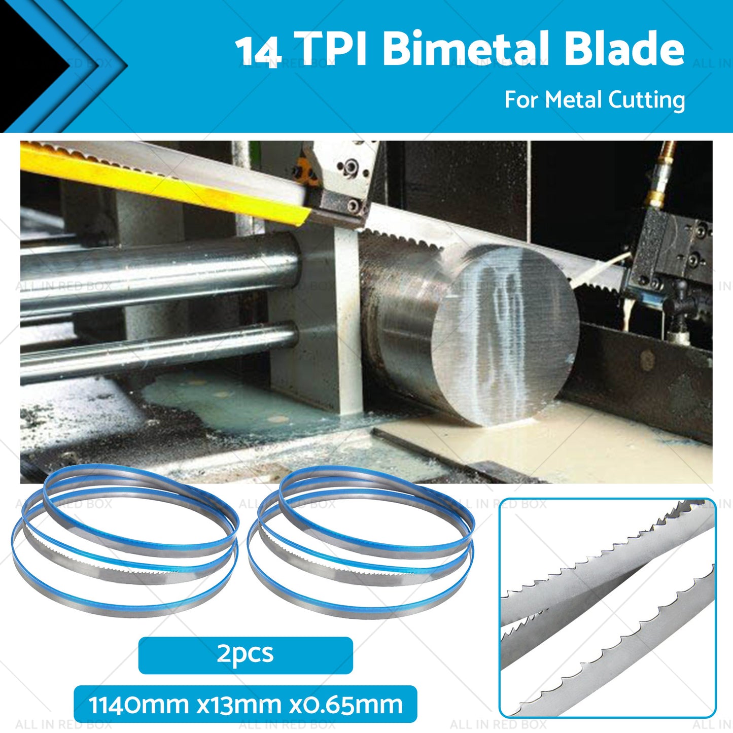 {{ 1140mm x13mm x 14 TPI FOR METAL CUTTING BI METAL BIMETAL BAND SAW BANDSAW BLADE }} - Buy Car Parts Online at {{ Kaka Auto Parts }}.