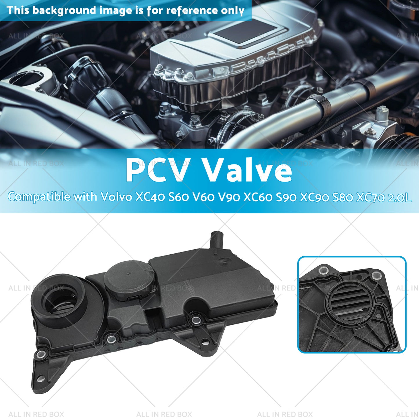 {{ PCV Valve Suitable for Volvo V60 V90 XC60 S90 XC40 S60 XC90 S80 XC70 2. 0L 15-20 }} - Buy Car Parts Online at {{ Kaka Auto Parts }}.